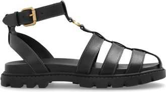 Coach Sandali Sculpted C a gabbia - Nero