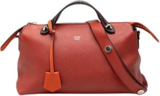 Fendi Pre-owned Handbags, female, Red, Size: ONE SIZE Pre-owned By The Way Small Leather 2way Bag