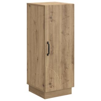 vidaXL Aparador Roble Artisan 33 X 34,5 X 87 Cm Madera De Ingenier&iacute;a Vidaxl