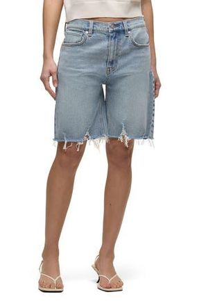 Hudson London Low-Rise Long Shorts in Blue Eyes at Nordstrom Rack, Size 27