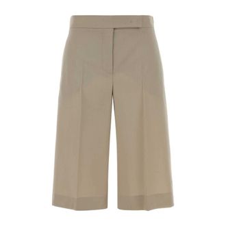 Max Mara Long Shorts - Dames - Korte Broeken - Beige - XS - Korte Broeken