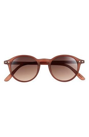 Izipizi Round Sunglasses in Mahogany at Nordstrom Rack