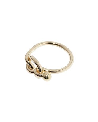 Tiffany & Co. Tiffany & Co 18K Tiffany & Co Hook & Eye Ring (Authentic Pre-Loved)