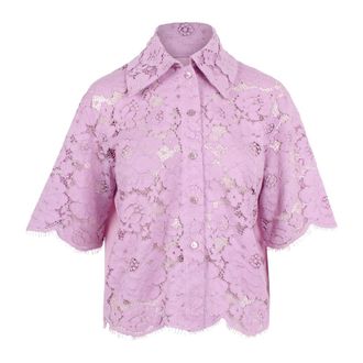Patou Floral embroidered shirt - female - Patou - Shirts - Pink - 2XS - Blouses & Shirts