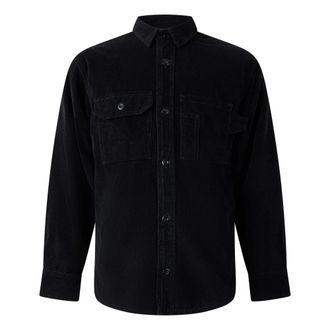 Diesel Corduroy overhemd - Heren - Overhemden - Zwart - Maat: S Corduroy