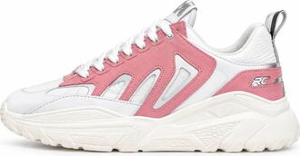 Roberto Cavalli Leather Low-Top Sneakers, Brand Size 37 ( US Size 7 )