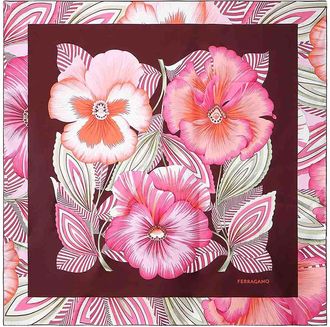 Ferragamo Printed Silk Scarf