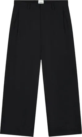 Arte Broeken, Heren, Zwart, W36, Wol, Wool Pleated Gallery Pants