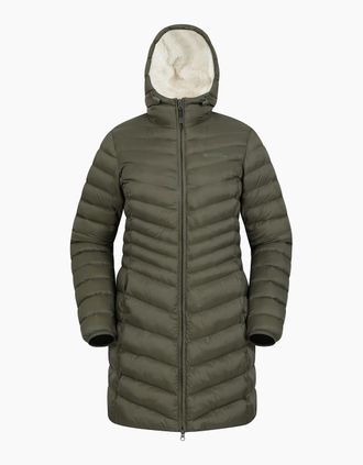 Mountain Warehouse Womens Mountain Warehouse Womens/Ladies Florence Faux Fur Lined Padded Jacket - Green - Size: 12