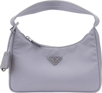Prada Schoudertas - Dames - Tassen - Paars - Maat: ONE Size Zijde