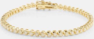 Stone and Strand Noble 10kt gold bracelet with diamonds