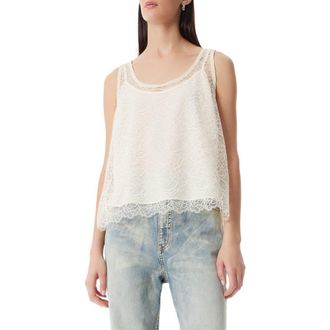 Robert Rodriguez Stassie Lace Tank in Sea Salt at Nordstrom Rack, Size X-Small