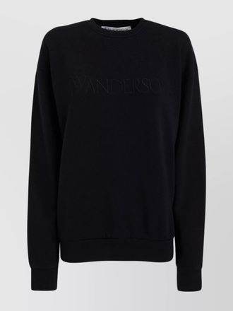 J.W.Anderson cotton ribbed crewneck sweatshirt