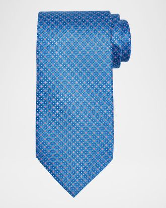 Stefano Ricci Men & apos;s Connected Medallion Silk Tie