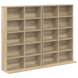 vidaXL Mobile Per Cd 2 Pz Rovere Sonoma 65 X 23,5 X 97,5 Cm Vidaxl