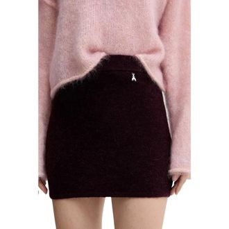 Patrizia Pepe Rokken, Dames, Bruin, L, Wol, Mini Pencil Skirt