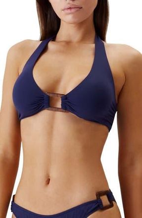 Melissa Odabash Paris Bikini Top in Navy at Nordstrom Rack, Size 2
