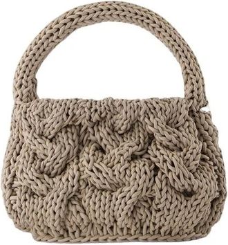 J.W.Anderson Small Cable Knit Bag - Dames - Handtassen - Grijs - ONE Size - Leer - Tassen