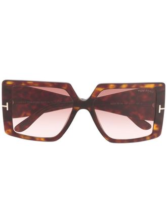 Tom Ford Eyewear Quinn square-frame sunglasses - Brown