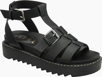 Ravel Womens Beckton Womens Sandals - Black - Size: 5