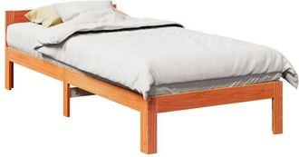 vidaXL Letto senza Materasso Marrone Cera 80x200 cm Legno di Pino - Vidaxl