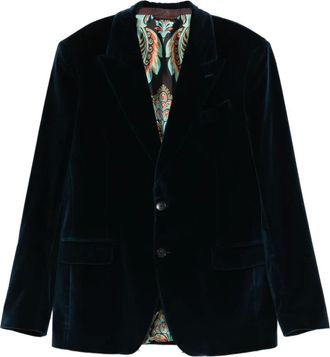Etro Blazer monopetto - Blu