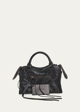 Balenciaga Le City Mini Leather Top-Handle Bag