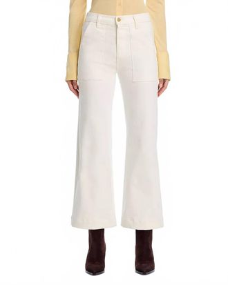 Ramy Brook Clifford Cropped Ankle Jeans In White