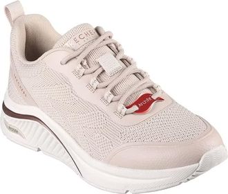 Skechers Womens Arch Fit S-Miles-Sonrisas Platform, Beige, 7 UK
