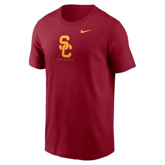 Nike USC Courtside Nike Mens Dri-FIT College T-Shirt in Red | 02ET69WSCJ-L7G