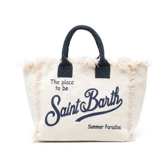 MC2 Saint Barth Tote Bags, female, Beige, Size: ONE SIZE Vanity Tote Bag