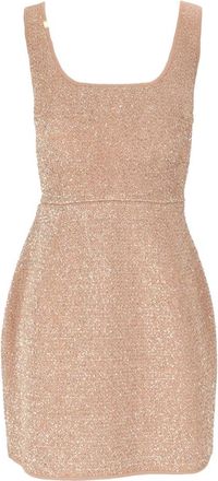 Elisabetta Franchi Vestido de punto - Dresses - Mujer - Beige - M