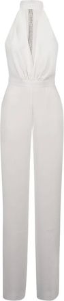 NUÉ Jumpsuit met halternek - WHITE
