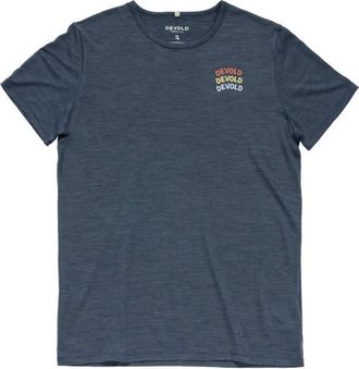 Devold Active Devold Legacy Tee Merinoshirt f&uuml;r Herren | blau