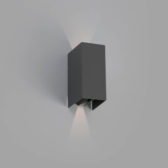 Netlighting Blind LED Outdoor Up Down Wall Light Dark Grey IP54