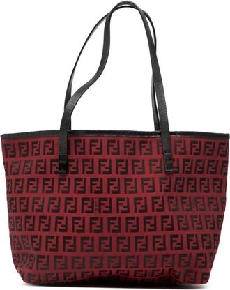 Fendi Pre-owned Fendi Zucchino Canvas Roll Tote Ladies 2384 8BH060 029