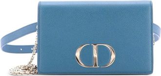 Dior 30 Montaigne 2-in-1 Pouch Leather belt bag - Blauw