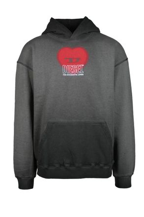 Diesel Grey Cotton Sweatshirt