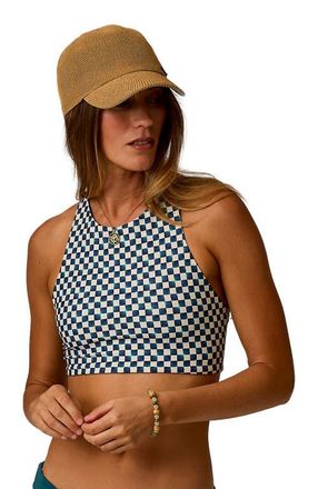 Carve Designs Sanitas Compression Reversible Top in Surfside/nightdive at Nordstrom, Size Xx-Small