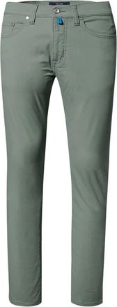Pierre Cardin Heren, Broeken, Groen, Maat: 4XL Katoen