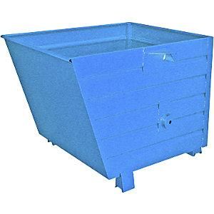 Bauer Volquete Apilable Capacidad 0,9 M&sup3; Azul Ral 5010