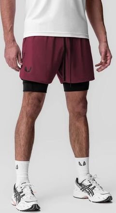 ASRV Tetra-Lite 5 Liner Short in Crimson Wings/black at Nordstrom, Size Xx-Large