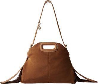 Maje Suede Miss M bag in Camel at Nordstrom, Size Medium