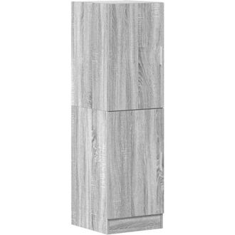 vidaXL Vidaxl - Kitchen Cabinet Grey Sonoma 38x41.5x131.5 cm Engineered Wood
