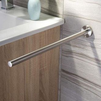 OEM Barra Toallero Mural De Acero Inoxidable Cepillado 40 Cm