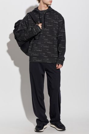 Emporio Armani Monogram Sweatshirt, Mens, Black
