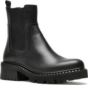 La Canadienne Cory Waterproof Chelsea Boot in Black Leather at Nordstrom Rack, Size 5