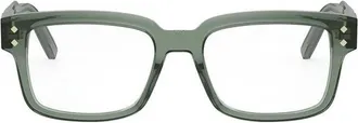 Dior Square Full Rim Eyeglasses - Green