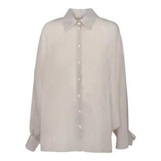Blanca Vita Dames, Blouses & Shirts, Beige, Maat: S Katoen