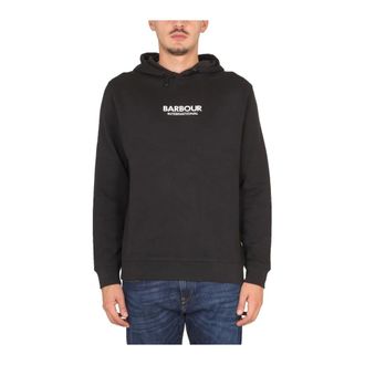 Barbour Hoodies & sweatvesten, Heren, Zwart, S, Logo Hoodie